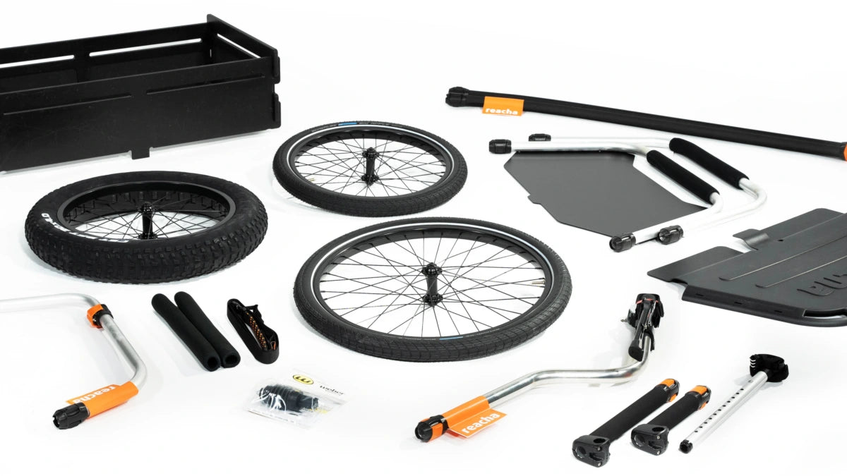 Accessories for the modular bicycle trailer from reacha